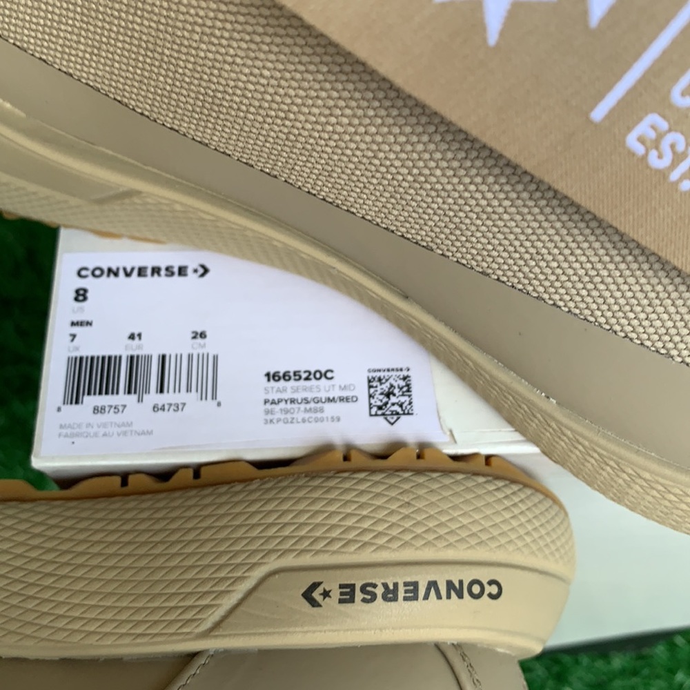 CONVERSE CTAS SERIES UT MID PAPYRUS/GUM/RED MEN’S - Picture 14 of 14